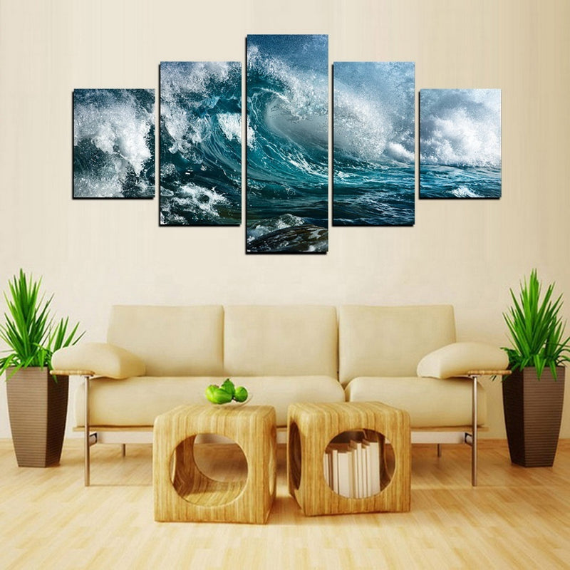 5 Pieces Ocean Canvas Set