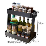 Kitchen Shelf Countertop Double-layer Household Multifunctional