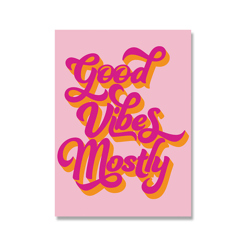 Funny Quote Art Poster Print Modern Inspirational Girl