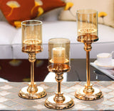 European-style Metal Candle Holders Creative Wax Holders Nordic Western Restaurant Table