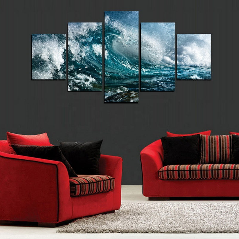 5 Pieces Ocean Canvas Set