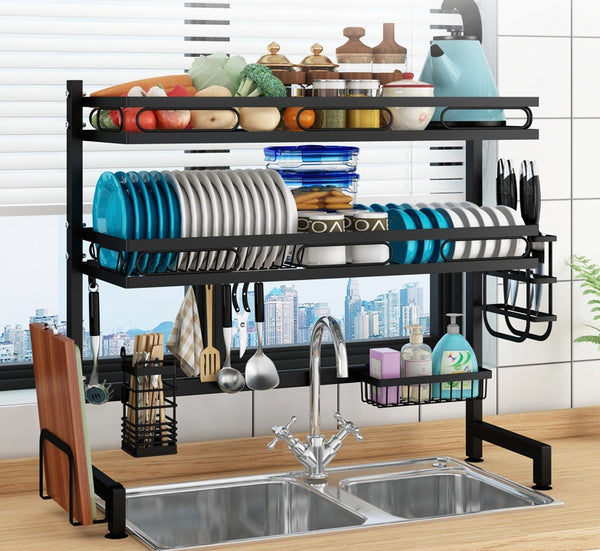 Kitchen Sink Shelf Countertop Drain Rack