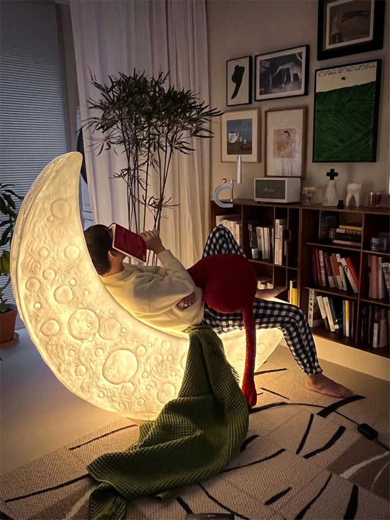 Moon Crescent Lamp Chair