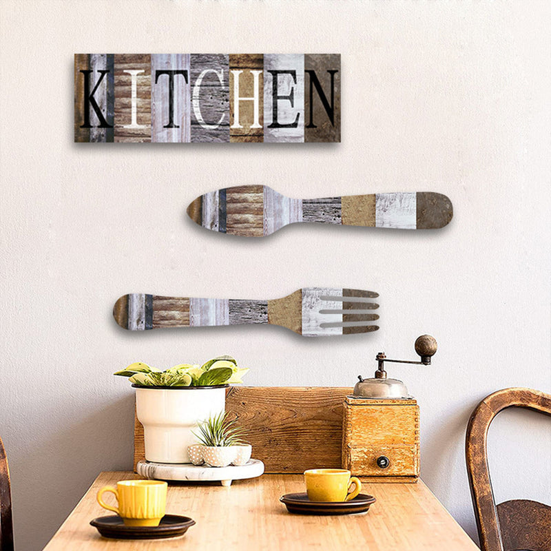 Home Decor Wooden Sign Pendant Kitchen Dining Room