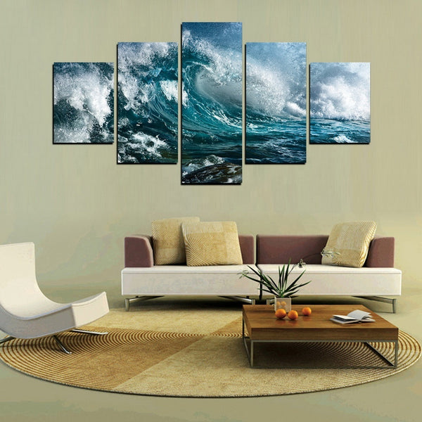 5 Pieces Ocean Canvas Set