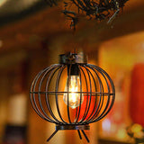 Solar Outdoor Patio Vintage Iron Lantern