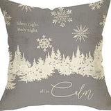 Winter Series Throw Pillow Cover Linen