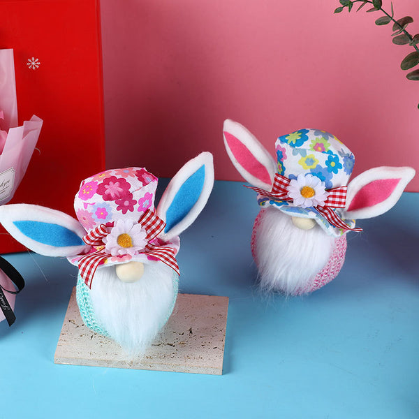 Easter Light Bunny Doll Decoration Window Home Decoration Decoration