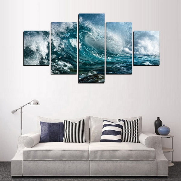 5 Pieces Ocean Canvas Set