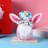 Easter Light Bunny Doll Decoration Window Home Decoration Decoration