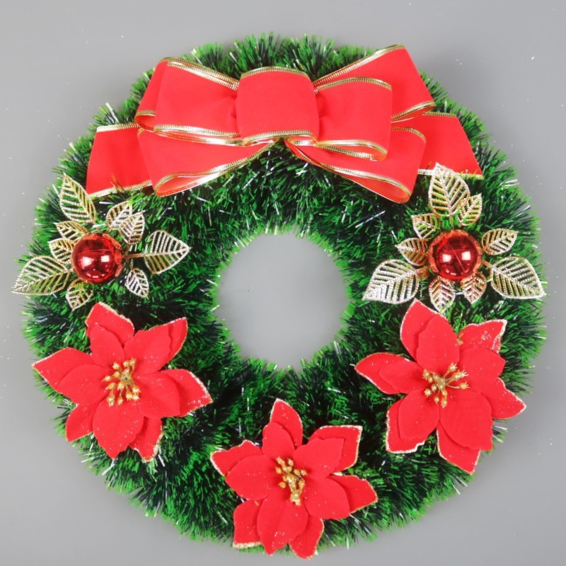 Christmas Decorations Festival Wreath Wreath Window Layout Door Hanging Site Layout Christmas Product